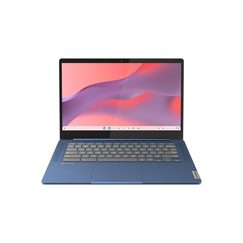 Lenovo IdeaPad Slim 3 Chromebook - 2024 - Lightweight Laptop - Waves MaxxAudio® Speakers - 14" HD Display - HD 720p Camera - 4GB Memory - 64GB Storage - MediaTek Kompanio 520 - Abyss Blue