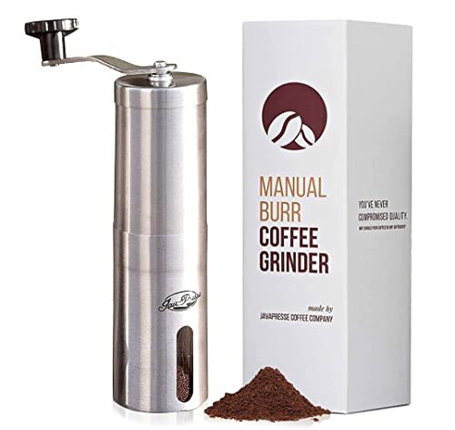 JavaPresse Coffee Company Manual Coffee Grinder with Adjustable Settings