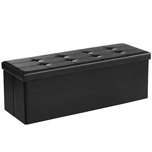 SONGMICS Folding Storage Bench/Ottoman